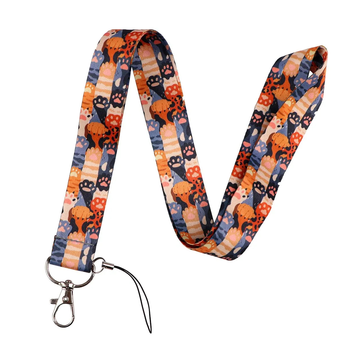 Cat&Dog Neck Strap Lanyard For Keys Keychain Badges Holder Little Animals ID Credit Hang Rope Cell Phone Charm Accessories Gifts