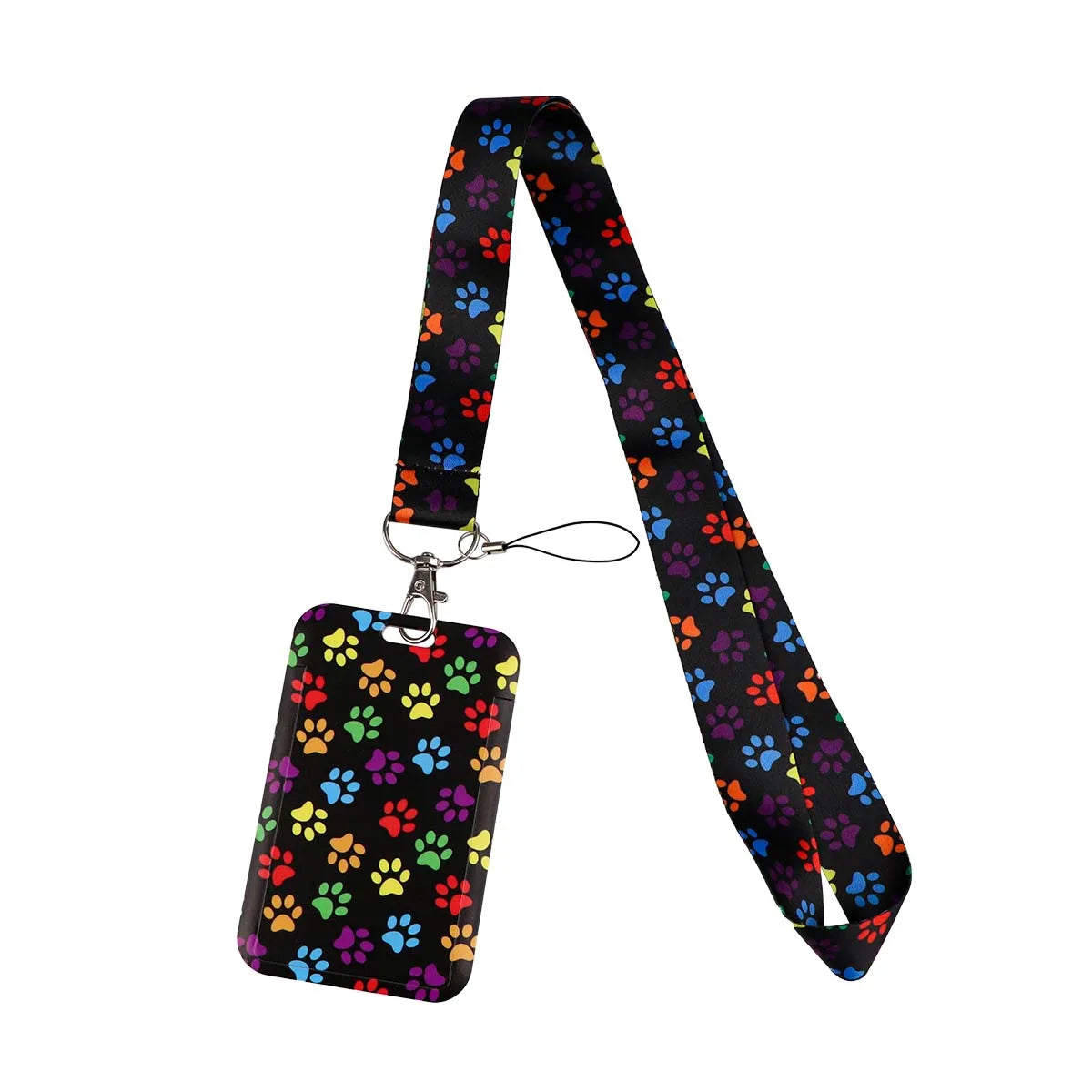 Cat&Dog Neck Strap Lanyard For Keys Keychain Badges Holder Little Animals ID Credit Hang Rope Cell Phone Charm Accessories Gifts