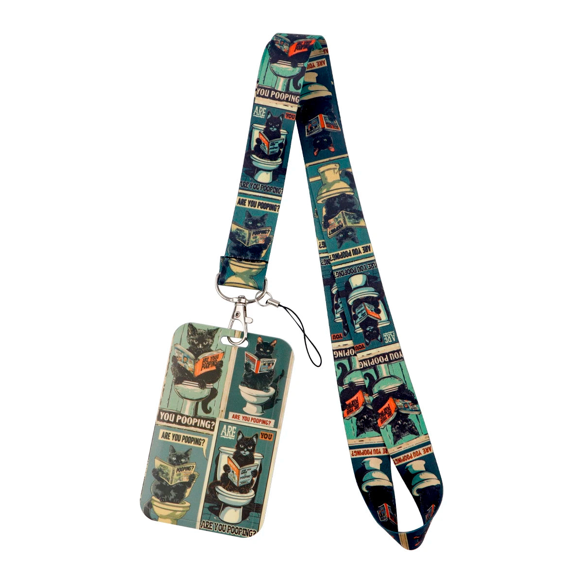 Cat&Dog Neck Strap Lanyard For Keys Keychain Badges Holder Little Animals ID Credit Hang Rope Cell Phone Charm Accessories Gifts