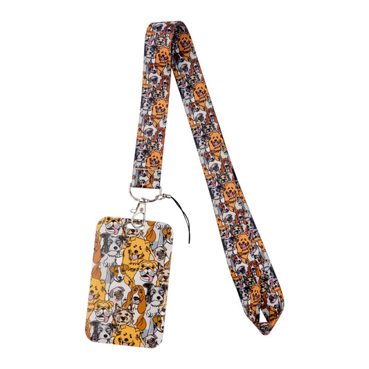 Cat&Dog Neck Strap Lanyard For Keys Keychain Badges Holder Little Animals ID Credit Hang Rope Cell Phone Charm Accessories Gifts