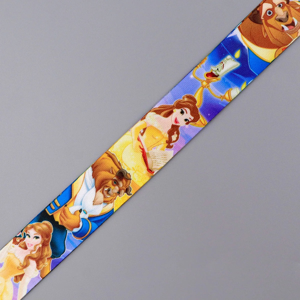 Anime Beauty and the Beast Lanyard For Keys Chain Card Cover Badge Holder Keychain for Keyring Accessories Jewelry Gifts