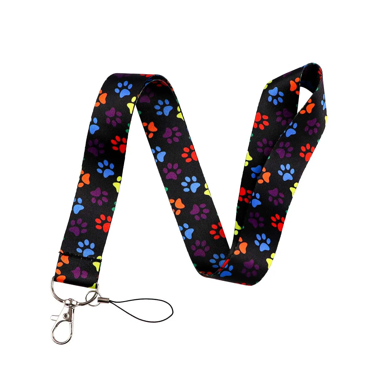 Cat&Dog Neck Strap Lanyard For Keys Keychain Badges Holder Little Animals ID Credit Hang Rope Cell Phone Charm Accessories Gifts