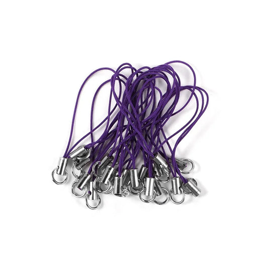 100Pcs Colorful Phone Chain Lanyard Lariat Cords Lobster Clasp Rope Keychains Hooks Mobile Phone Strap Charms Bag Accessories