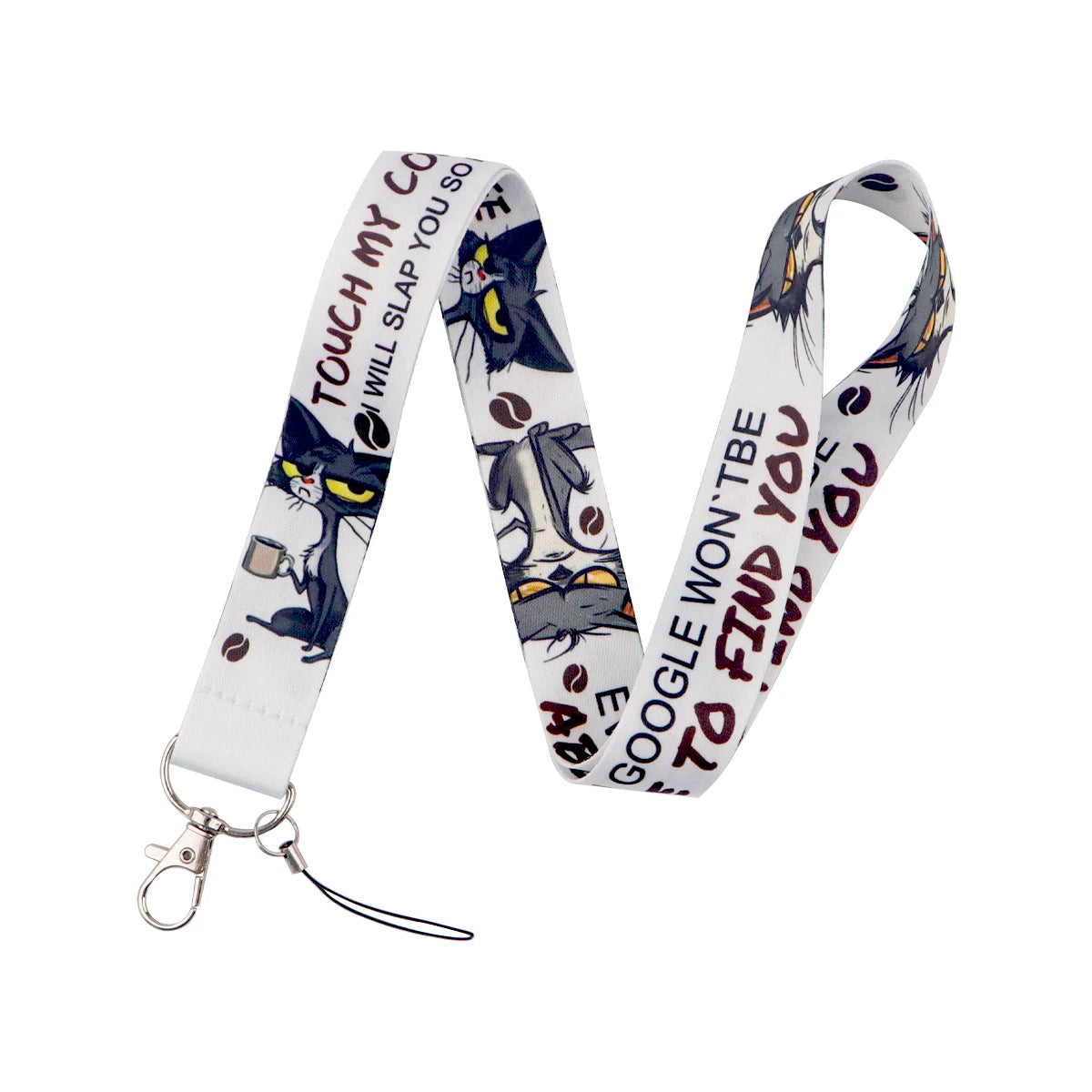 Cat&Dog Neck Strap Lanyard For Keys Keychain Badges Holder Little Animals ID Credit Hang Rope Cell Phone Charm Accessories Gifts