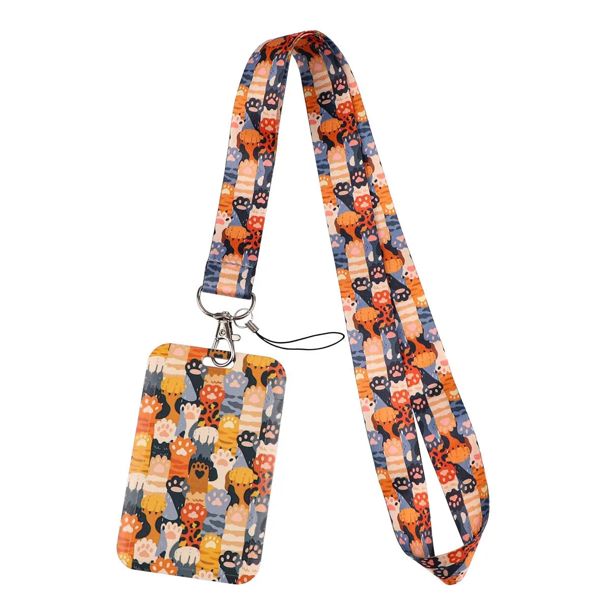Cat&Dog Neck Strap Lanyard For Keys Keychain Badges Holder Little Animals ID Credit Hang Rope Cell Phone Charm Accessories Gifts