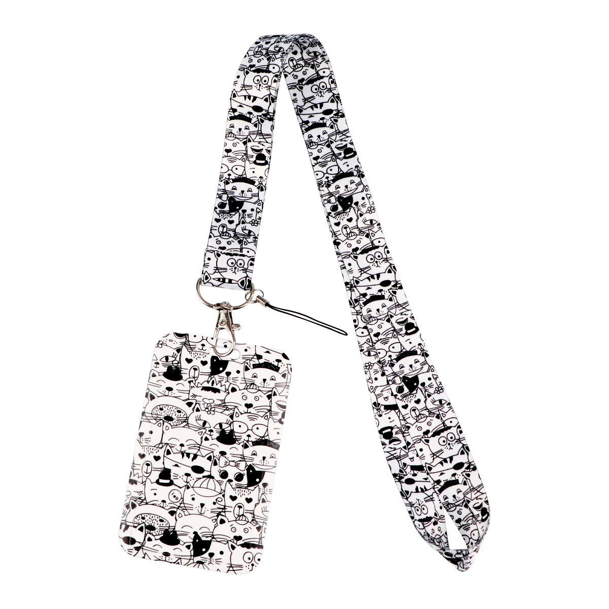 Cat&Dog Neck Strap Lanyard For Keys Keychain Badges Holder Little Animals ID Credit Hang Rope Cell Phone Charm Accessories Gifts