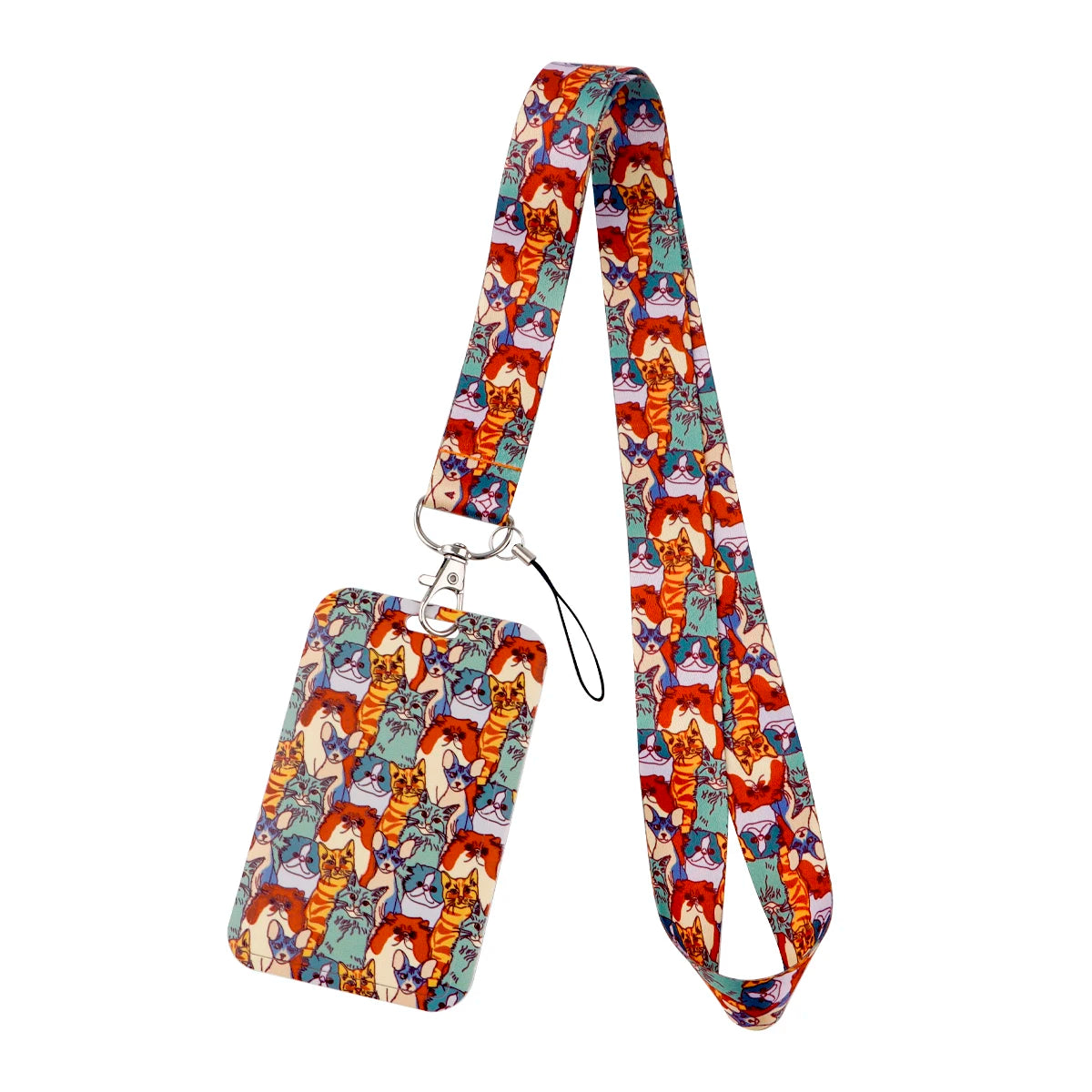 Cat&Dog Neck Strap Lanyard For Keys Keychain Badges Holder Little Animals ID Credit Hang Rope Cell Phone Charm Accessories Gifts