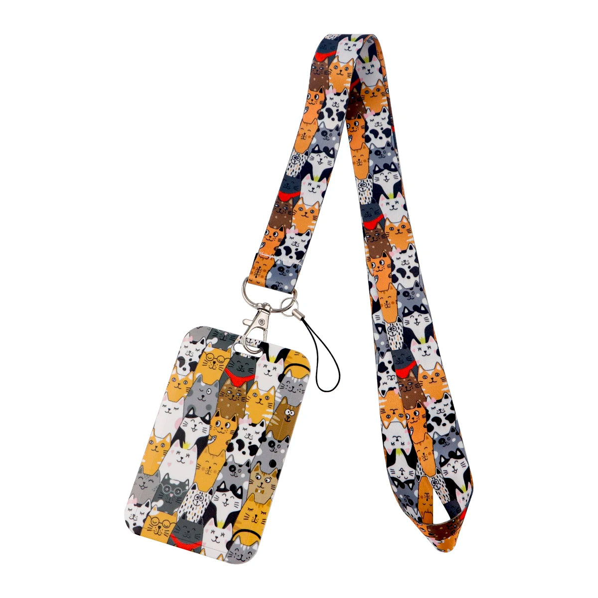Cat&Dog Neck Strap Lanyard For Keys Keychain Badges Holder Little Animals ID Credit Hang Rope Cell Phone Charm Accessories Gifts